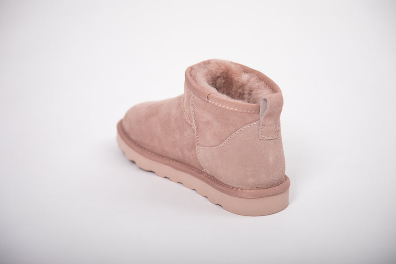 Luxury Sheepskin Boot - Pink - Slouchy