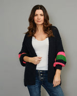 Copy of Chunky Knit Cardigan - Navy - Slouchy