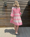 Maya Light Pink Embroidery Dress - Slouchy