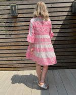 Maya Light Pink Embroidery Dress - Slouchy