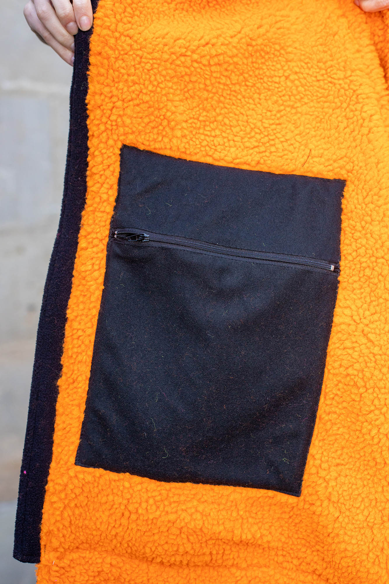 NEW!! Pro Recycled Change Robe - Khaki & Orange - Slouchy