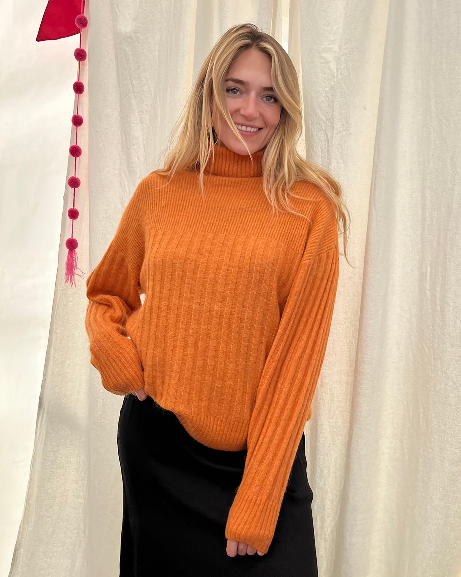 Lamaia Hope Pull Over - Golden Ochre - Slouchy