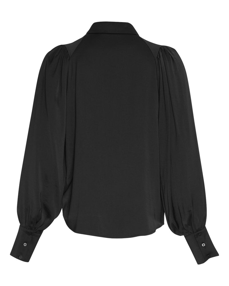 Maluca Black Shirt - Slouchy