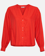 Diena Red Shirt - Slouchy