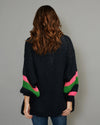 Copy of Chunky Knit Cardigan - Navy - Slouchy