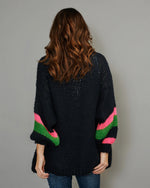 Copy of Chunky Knit Cardigan - Navy - Slouchy