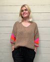 Chunky Knit Jumper - Mocha - Slouchy