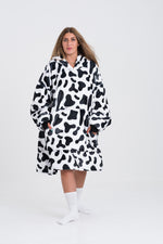 Cow Slouchy Hoodie - Slouchy