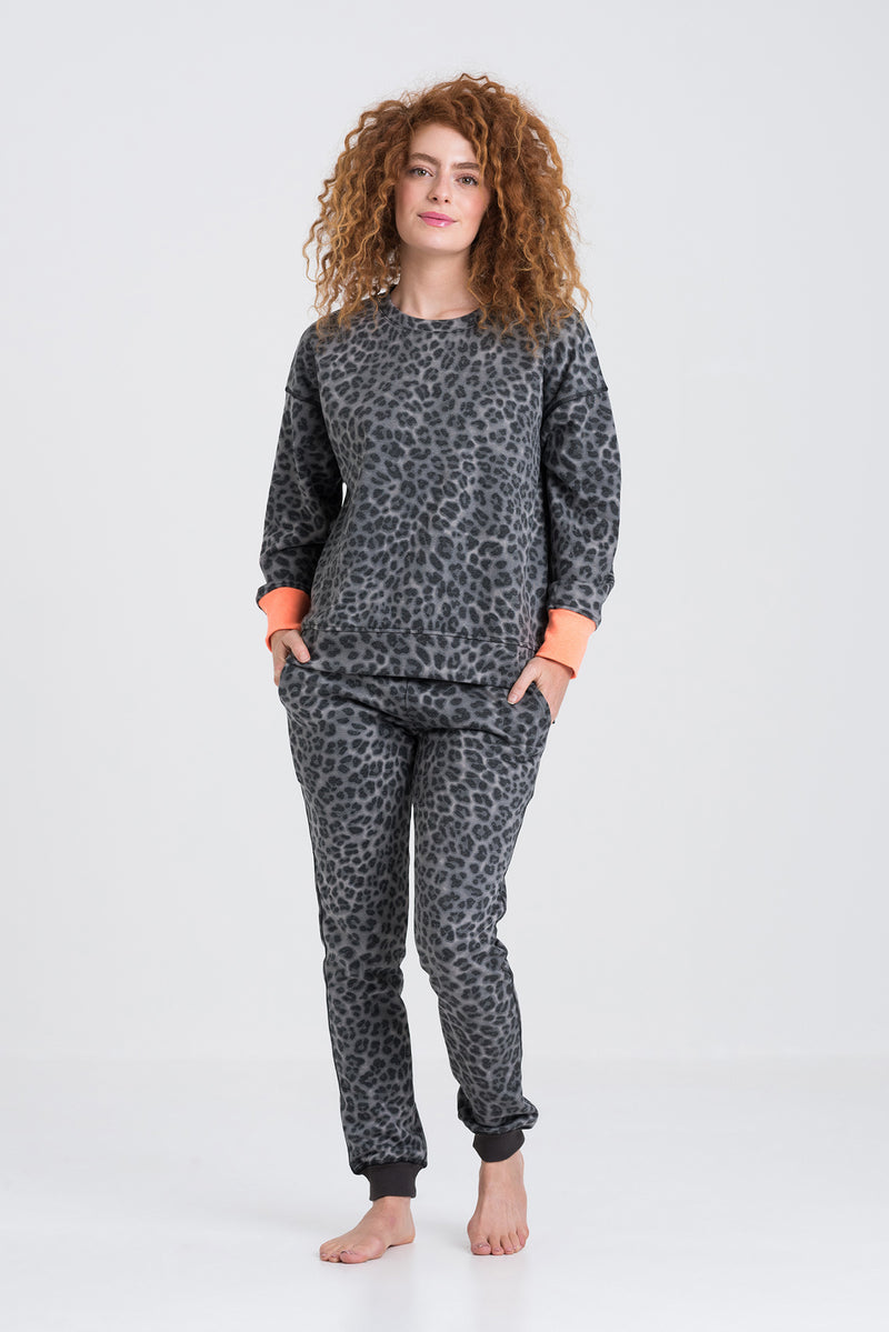 Hartnell Leopard Jogger - Slouchy