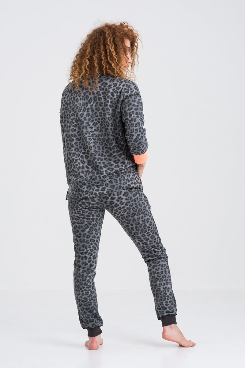 Hartnell Leopard Sweatshirt - Slouchy