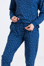 Lightning Bolt Cotton Lounge Set - Slouchy