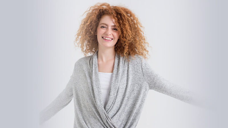 Darcy Supersoft Wrap Top - Slouchy