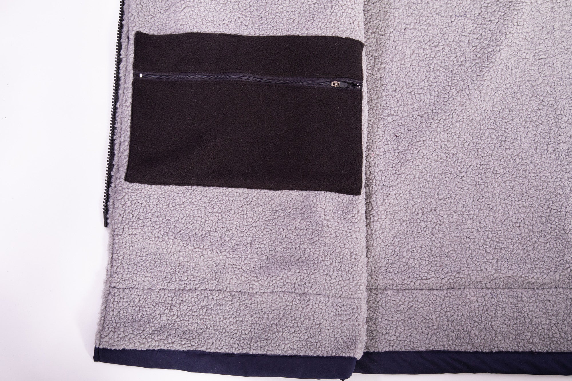 Long Sleeve Change Robe - Blue/Grey - Slouchy
