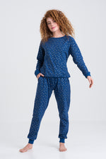 Lightning Bolt Cotton Lounge Set - Slouchy