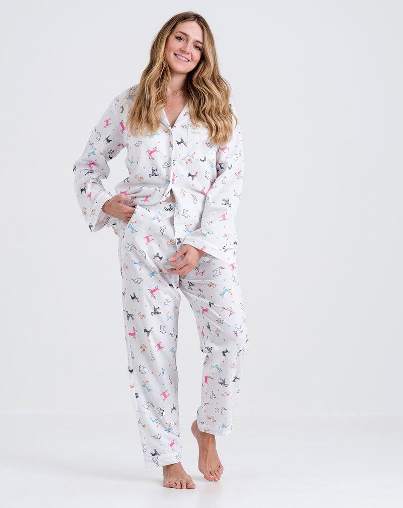 WOOF! Brushed Cotton Pyjama Set - Slouchy