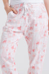 Luna Leopard Brushed Cotton Pyjama Trouser - Slouchy