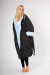 Adult Black Weatherproof Change Robe - Slouchy
