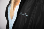 Adult Black Weatherproof Change Robe - Slouchy