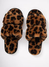 Luxury Fur Shearling Slipper - Leopard - Slouchy