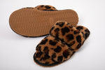Luxury Fur Shearling Slipper - Leopard - Slouchy
