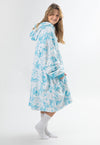 Blue Tie Dye Slouchy Hoodie - Slouchy