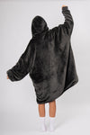 Dark Grey Slouchy Hoodie - Slouchy