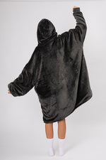 Dark Grey Slouchy Hoodie - Slouchy