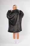 Dark Grey Slouchy Hoodie - Slouchy