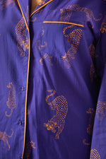Royal Leopard Cotton Pyjamas - Slouchy