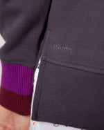 Tia Brushed Cotton Sweatshirt - Slouchy