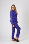 Royal Leopard Cotton Pyjamas - Slouchy