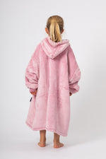 Kids Dusky Pink Slouchy Hoodie - Slouchy