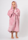 Kids Dusky Pink Slouchy Hoodie - Slouchy