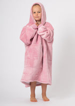 Kids Dusky Pink Slouchy Hoodie - Slouchy