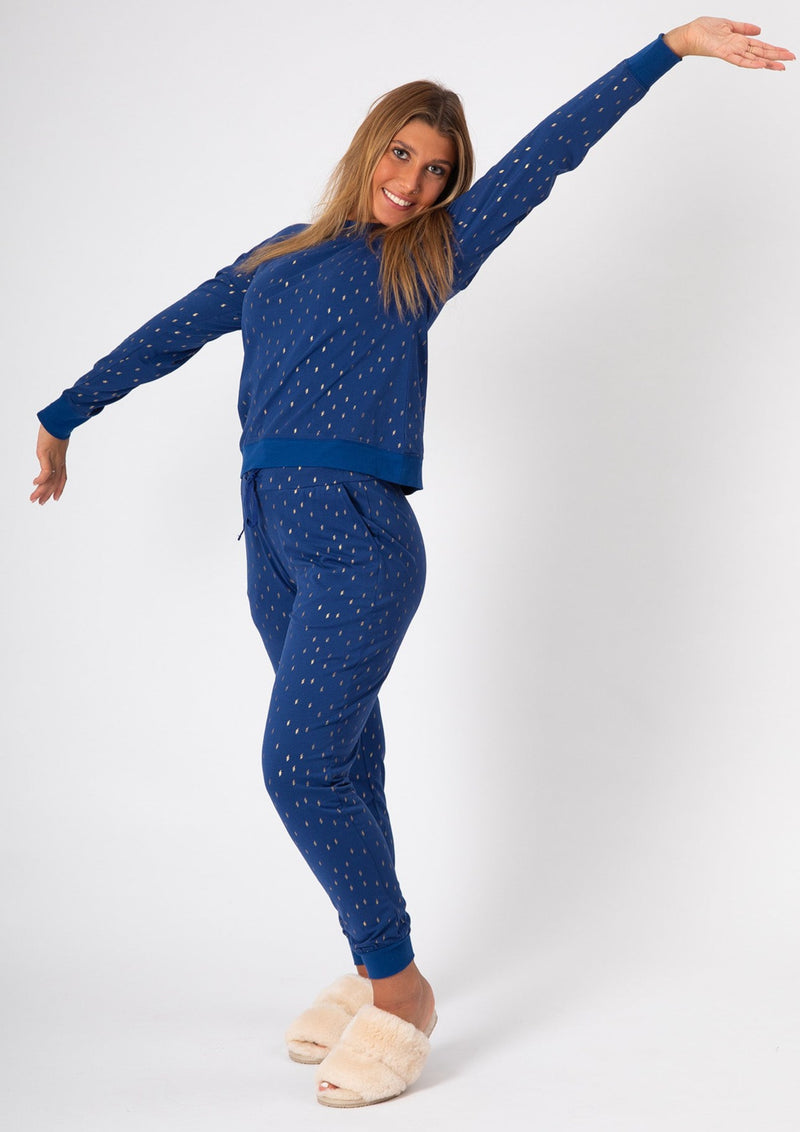 Lightning Bolt Cotton Lounge Set - Slouchy