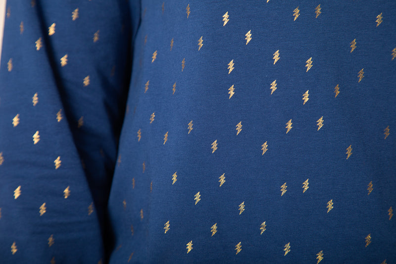 Lightning Bolt Cotton Lounge Set - Slouchy