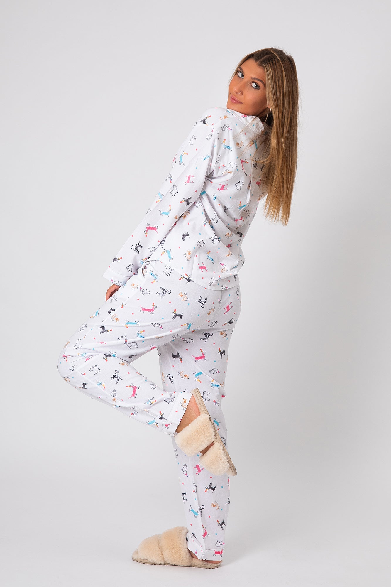 WOOF! Brushed Cotton Pyjama Set – Slouchy