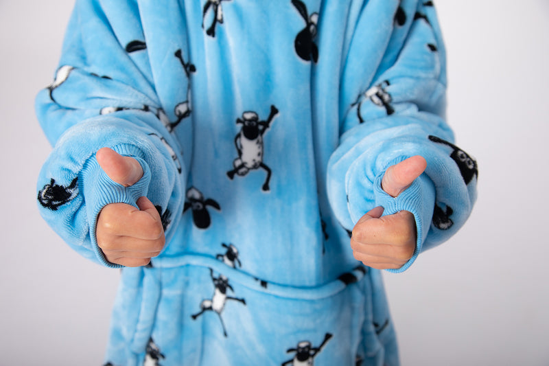 Shaun the Sheep Kids Hoodie Blanket - Slouchy