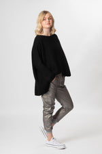 Metallic Vegan Joggers - Slouchy