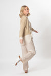 Cream Trouser - Slouchy