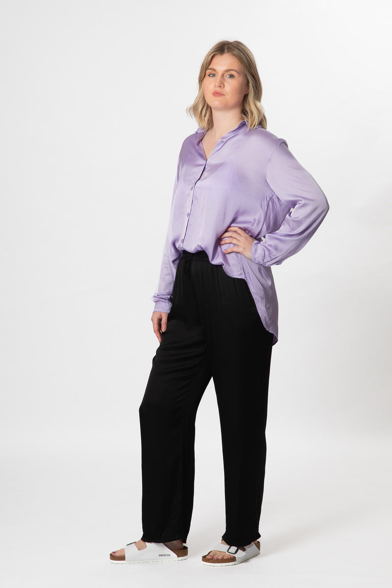 Black Trouser - Slouchy
