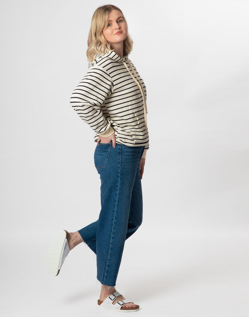 Striped Hoodie - Slouchy
