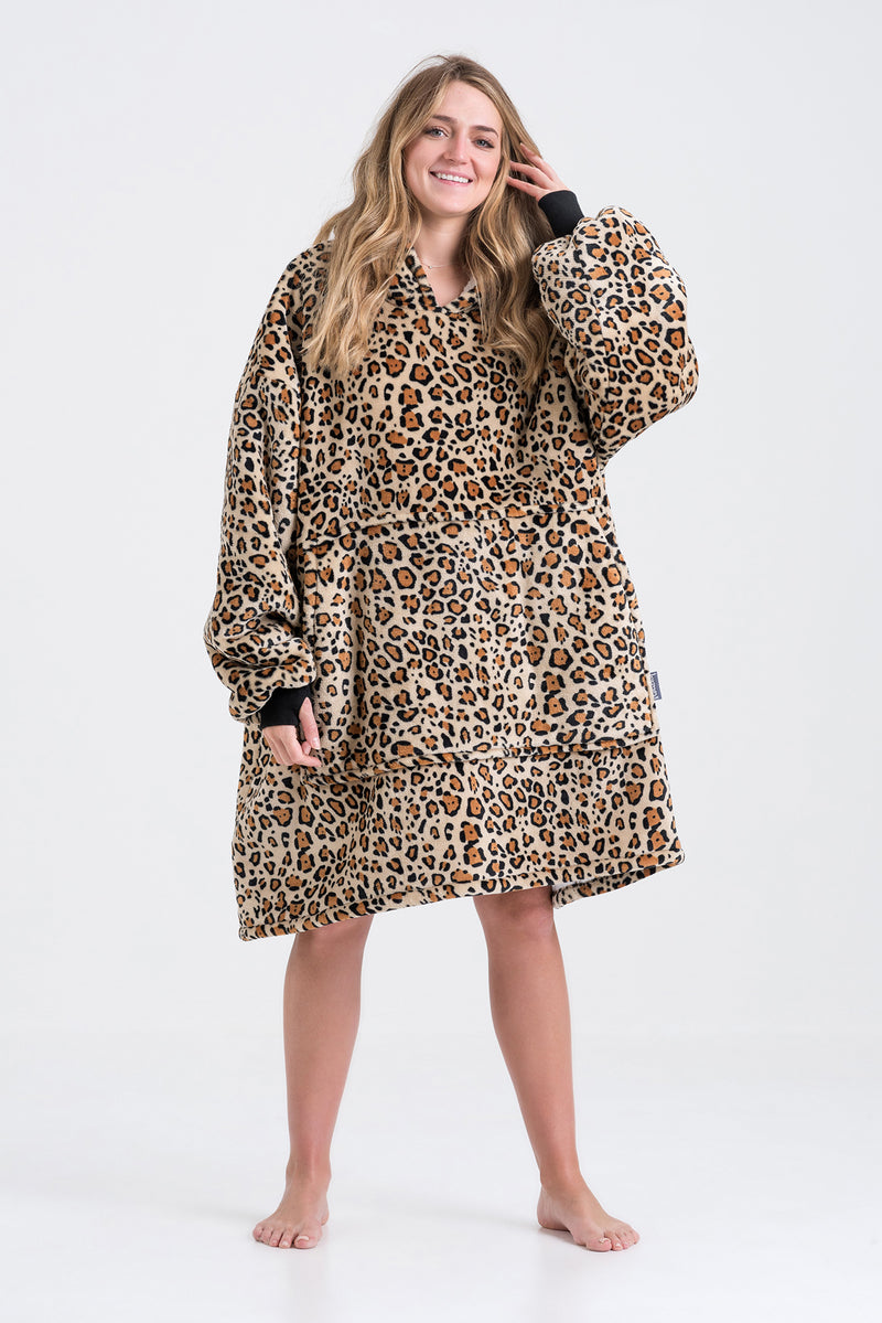 Leopard Slouchy Hoodie - Slouchy
