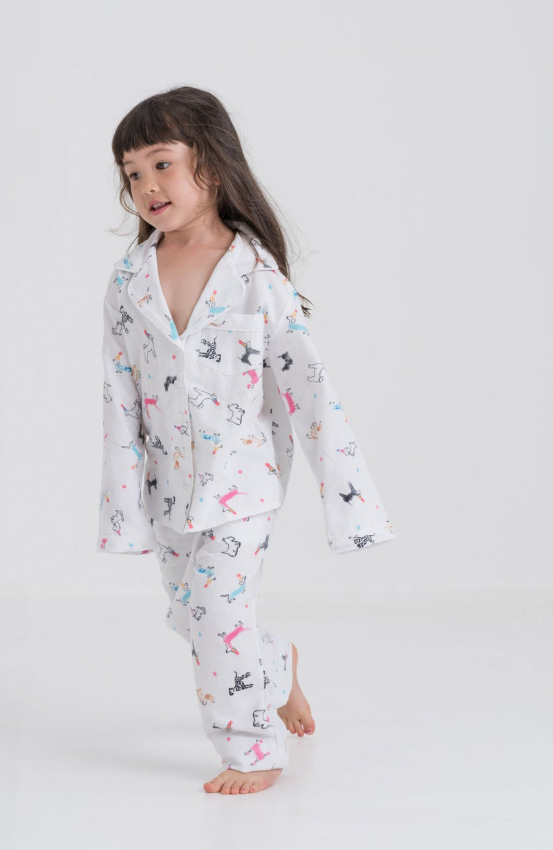 Kids Woof Brushed Cotton Pyjamas - Slouchy